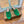 Summer Charms Mules 80 Green Suede Pink Lambskin