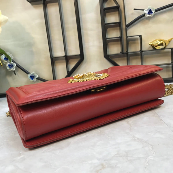 large devotion 26 shouder bag burgundy cafskin