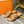 HM IZMIR SANDAL TANGERINE AND BRONZE LAMBSKIN