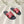 HM IZMIR SANDAL BLACK AND CHERRY CALFSKIN