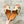 HM IZMIR SANDAL TANGERINE AND PEACH CALFSKIN