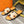 HM IZMIR SANDAL TANGERINE AND PEACH CALFSKIN