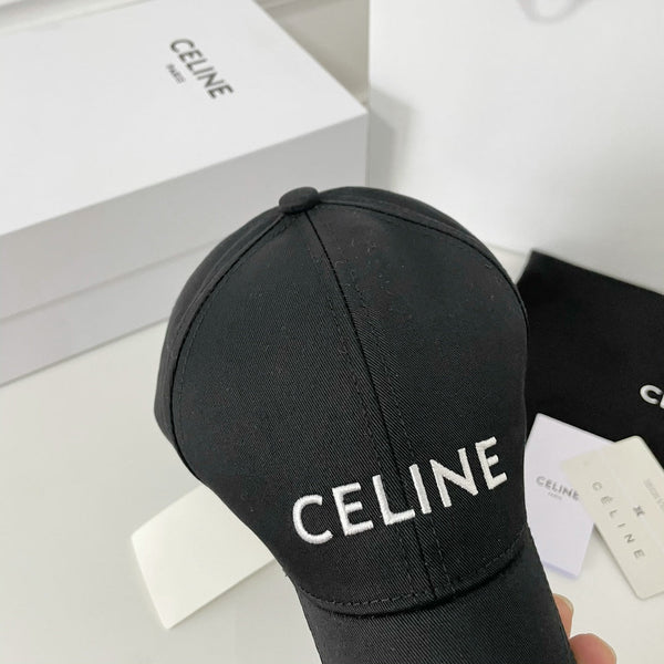 Cappello Celin in tessuto twill di cotone nero 210450
