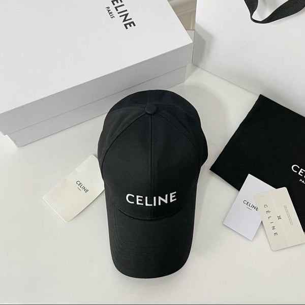 Cappello Celin in tessuto twill di cotone nero 210450