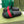 GG Web Slide Sandals Black Green Rubber Cotton 788219