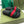GG Web Slide Sandals Black Green Rubber Cotton 788219