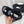 CC Dad Sandal Black Suede Leather 742947
