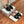 Summer Charms Sandals Mule Black Ostrich Brown Lambskin