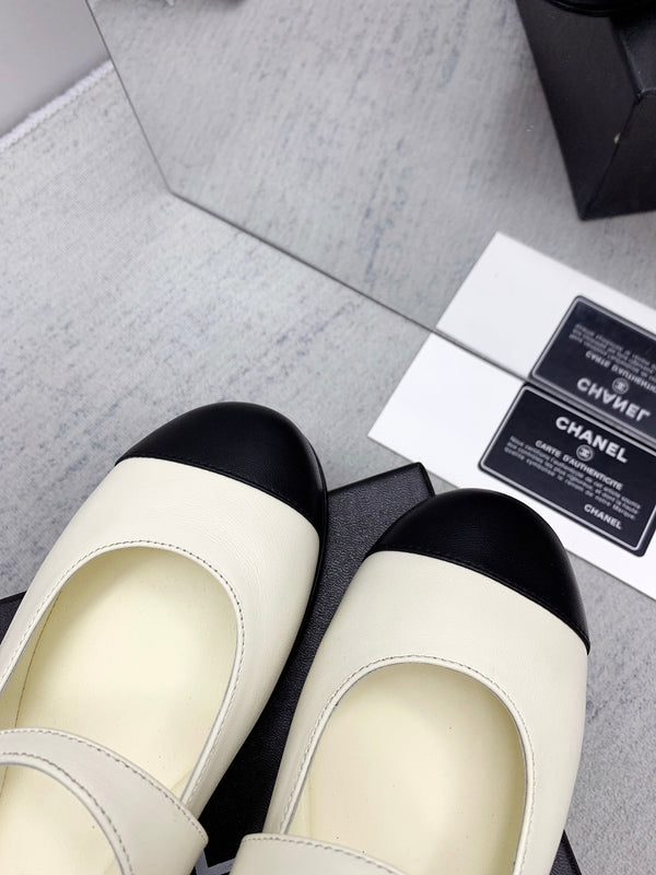 CC 2026 Logo Mary Jane Ballet Flats Leather 161750