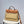Herbag 31 Toile Beige Canvas Gold Cowhide Leather