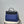 Herbag 31 Toile Blue Canvas Black Cowhide Leather