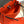 Herbag 31 Toile Red Orange Canvas Black Cowhide Leather