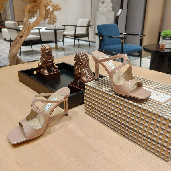 Jimmy 25 Anise 85 Nude Pink Patent Leather 240076