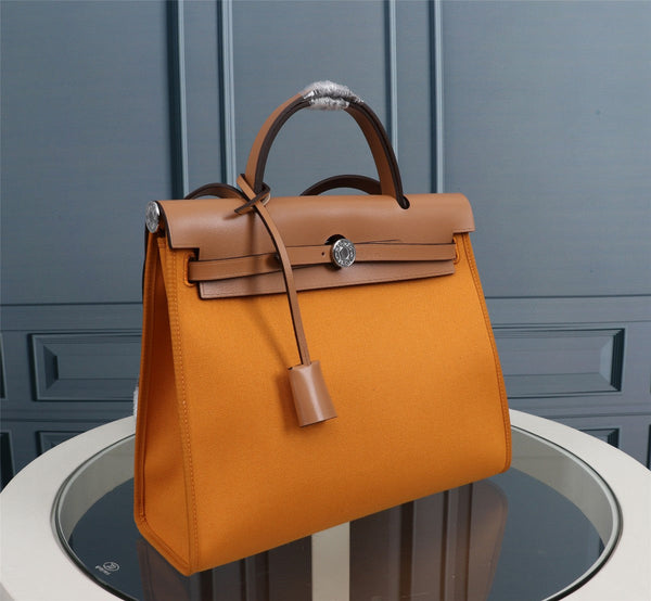HM HERBAG ZIP 31 TELA CAROTA E RAME
