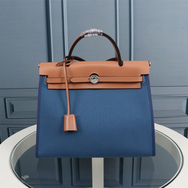 HM HERBAG ZIP 31 TELA EGEO E RAME