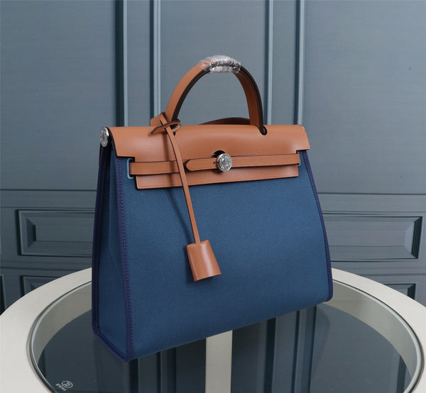 HM HERBAG ZIP 31 TELA EGEO E RAME