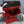 HM HERBAG ZIP 31 RED AND BLACK CANVAS