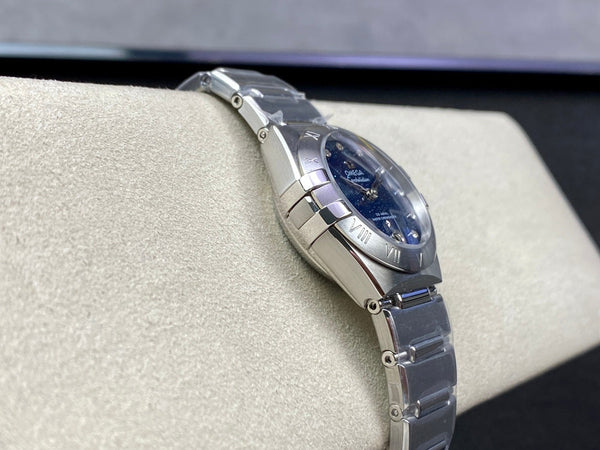 Omega Constellation 29mm Silver Blue Dial
