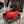 LE 5 A 7 23 RED LAMBSKIN GOLD HARDWARE