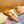 GG Men's Sandals Orange Cowhide 743279