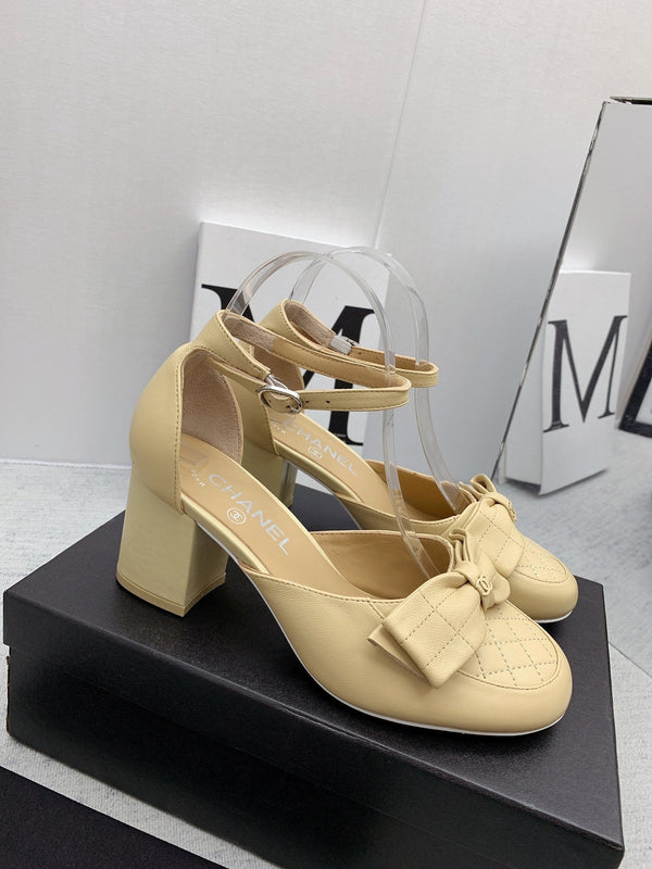 CC 26s Ankle Strap Heels 6cm Leather 163412