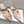 Manolo Flats Mules Diamond Buckle Pink Nude Silk Satin 327488