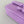 20 CHAIN EMBOSSED ARMPIT BAG PURPLE CALFSKIN