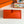HM Jige Elan 29 Clutch In Bright Orange Calfskin With Lizard Skin(25 days of production)
