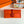HM Jige Elan 29 Clutch In Bright Orange Calfskin With Lizard Skin(25 days of production)