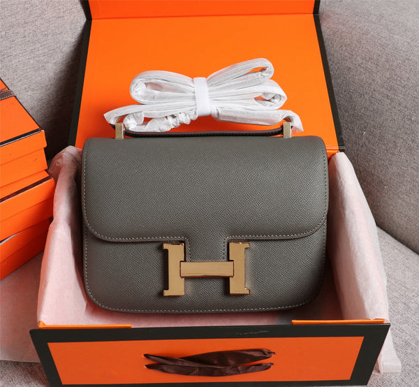 BORSE HM CONSTANCE 22 GRIGIO PELTRO EPSOM