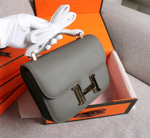BORSE HM CONSTANCE 22 GRIGIO PELTRO EPSOM