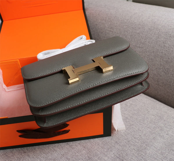 BORSE HM CONSTANCE 22 GRIGIO PELTRO EPSOM