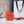SQUARE BOX CROSSBODY BAG 11 FIRE ORANGE CALFSKIN