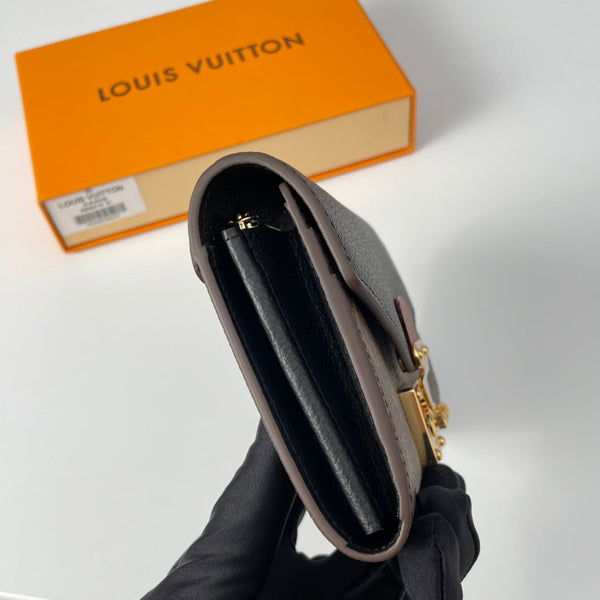 LV M58415 Pallas Wallet Black Monogram Canvas 221565