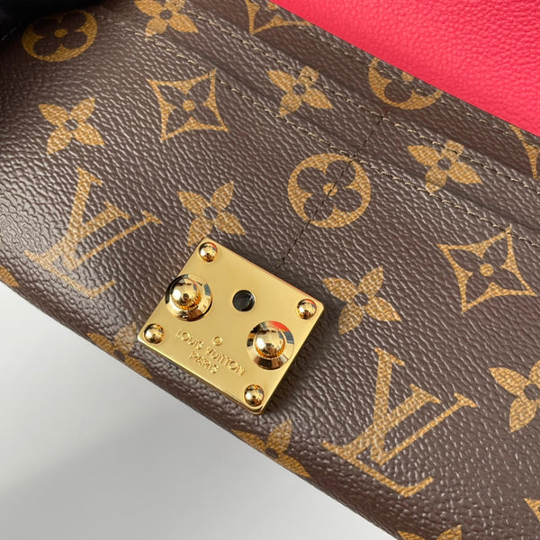 Portafoglio LV M58417 Pallas in tela monogramma rosa 221566
