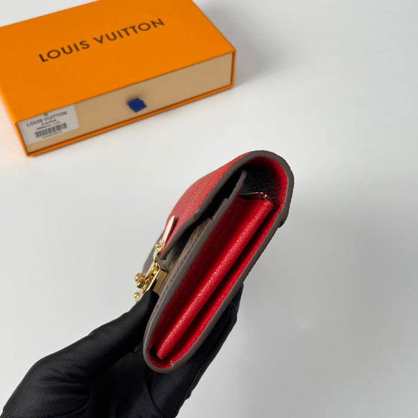 Portafoglio Pallas LV M58414 in tela monogramma rossa 221569