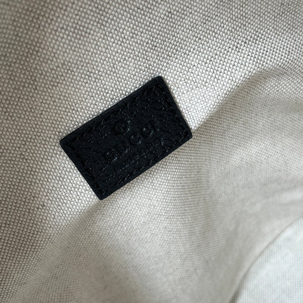 BORSA A TRACOLLA GGxADIDAS OPHIDIA 22 IN PELLE DI VITELLO NERA E BIANCA