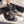 CC 25C Three Strap Sandal Mule High Heel Black Sheepskin 213348