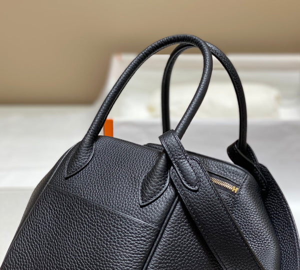 BORSA HM LINDY 30 NERA IN PELLE TAURILLON CLEMENCE