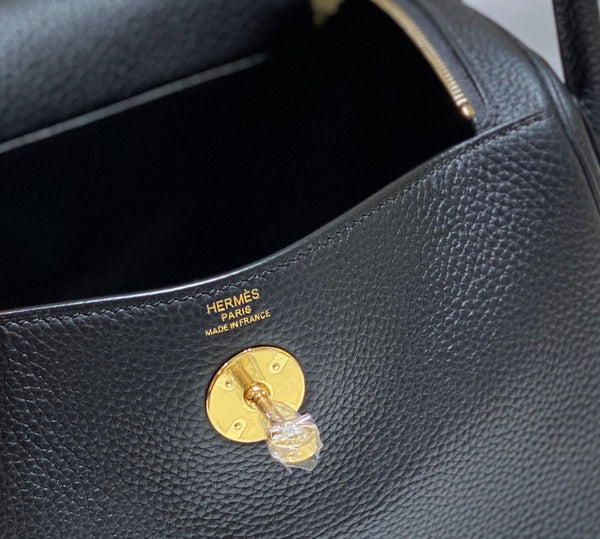 BORSA HM LINDY 30 NERA IN PELLE TAURILLON CLEMENCE