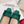 RV Trumpet Pumps 4.5cm Teal Green Suede 607866