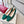 RV Trumpet Pumps 4.5cm Teal Green Suede 607866