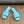 LV Neo Revival Flat Mule 15mm Blue Cowhide