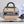 LADY 24 BASKET BAG IN BLACK OBLIQUE JACQUARD MIX BEIGE WICKER