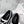 walkn sneaker black white canvas