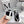 walkn sneaker black white canvas