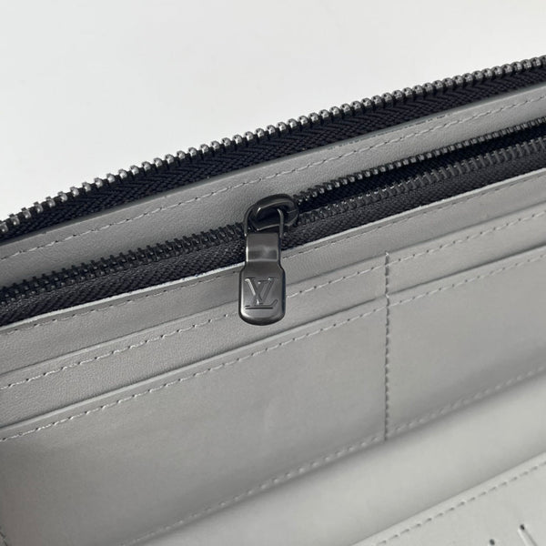 LV M81384 Zippy Vertical Wallet Monogram Shadow Calf Leather 221623