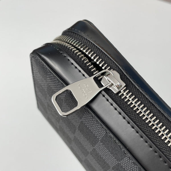 LV Zippy XL Tela Damier Graphite Grigio 221558