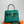 KELLY BAG 20 IN TEAL GREEN OSTRICH LEATHER WITH GOLD HARDWARE (MADE - TO - ODER)