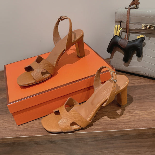 SLINGBACK SANDAL ETERNITE 75 TUSCAN LAMBSKIN